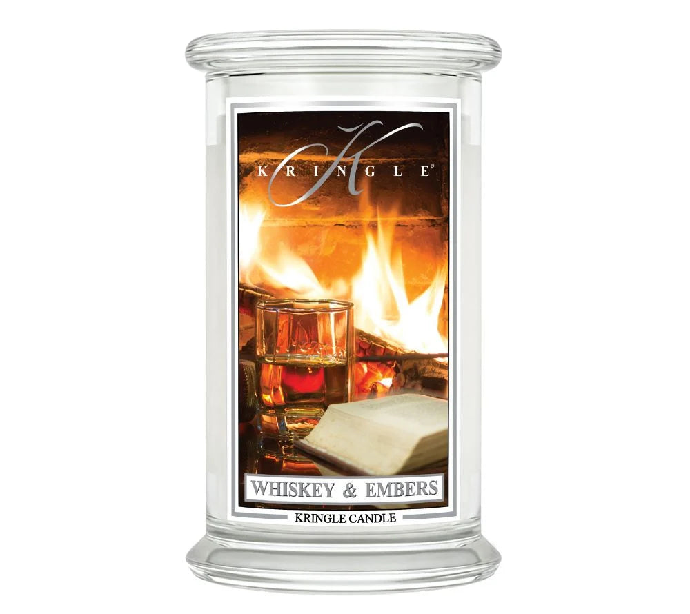Whiskey & Embers Large Jar NEW! | Soy Candle