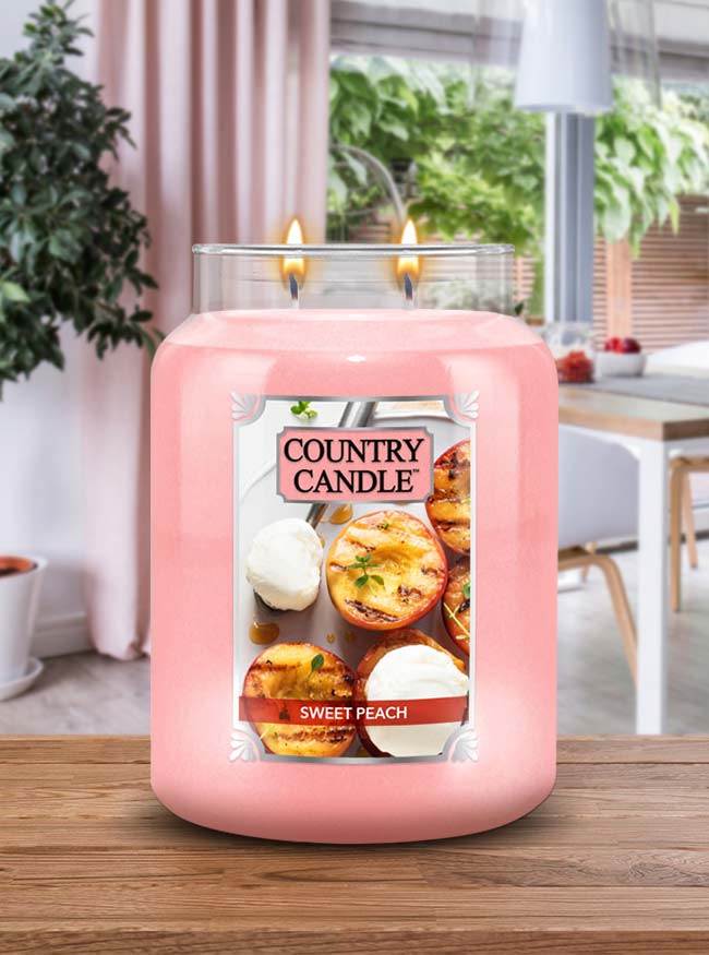 Sweet Peach | Soy Candle - Kringle Candle Israel