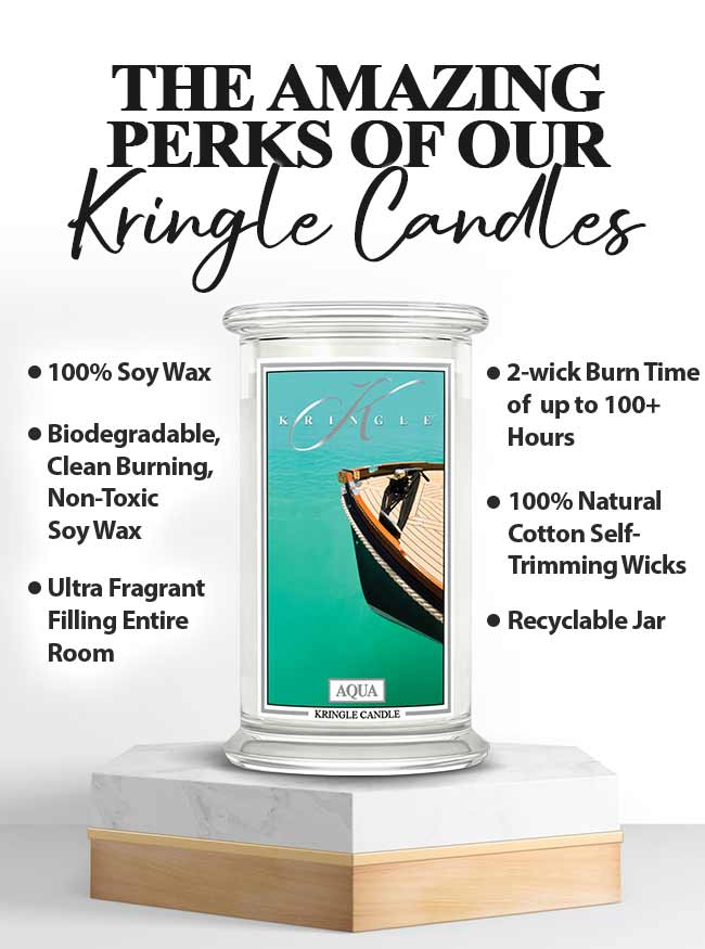Aqua I Soy Candle - Kringle Candle Israel