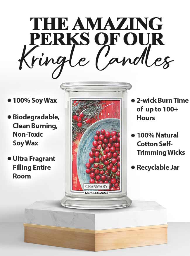 Cranmary | Soy Candle - Kringle Candle Israel
