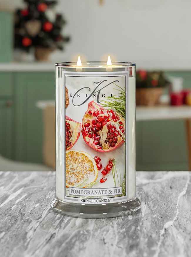 Pomegranate & Fir Large Jar NEW! | Soy Candle