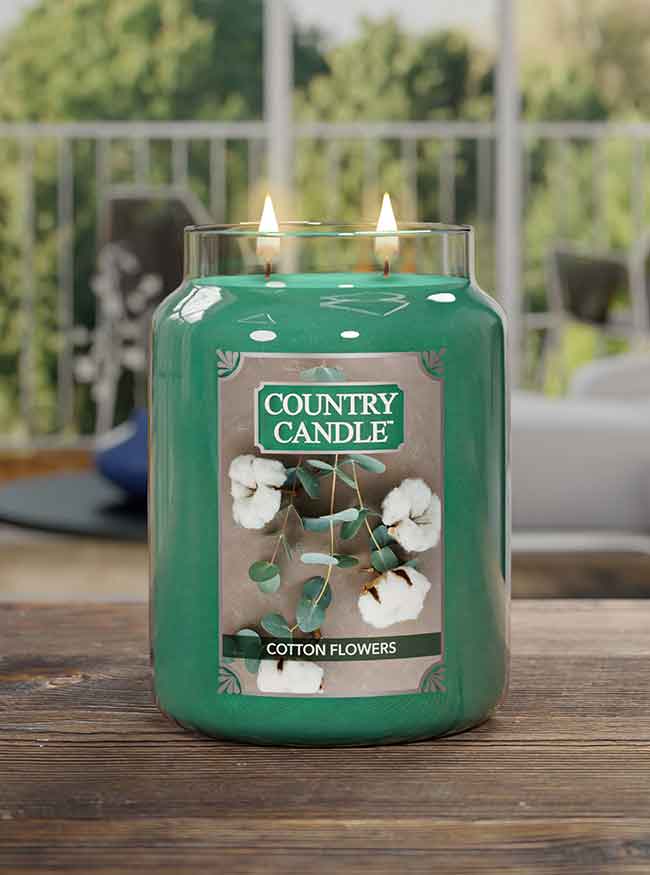 Cotton Flowers NEW! | Soy Candle - Kringle Candle Israel
