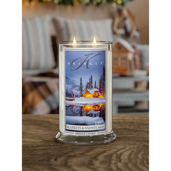 Blankets & Snowflakes Large jar NEW! | Soy Candle