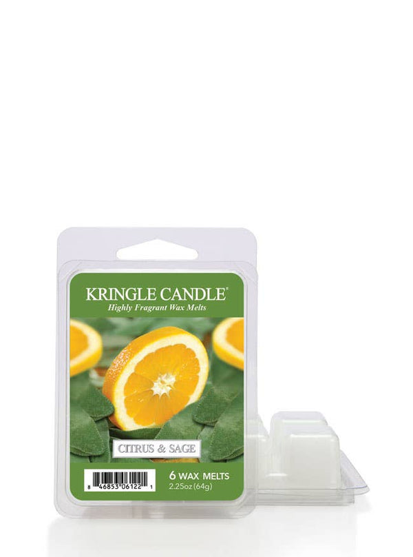 Citrus and Sage | Wax Melt - Kringle Candle Israel