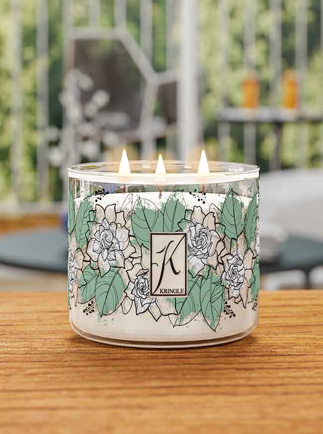 Gardenia NEW! | Soy Candle - Kringle Candle Israel