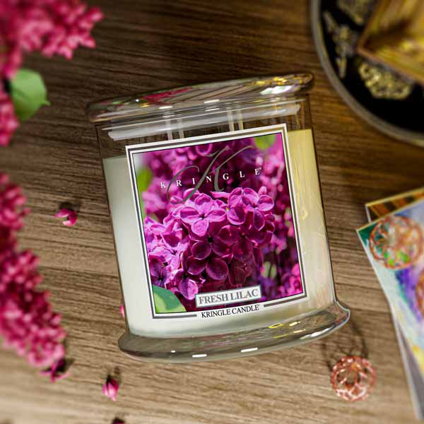 Fresh Lilac XL Jar 4-Wick NEW! | Soy Candle - Kringle Candle Israel