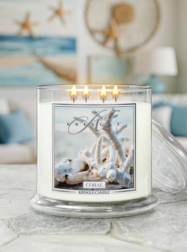 Coral XL Jar 4-Wick NEW! | Soy Candle