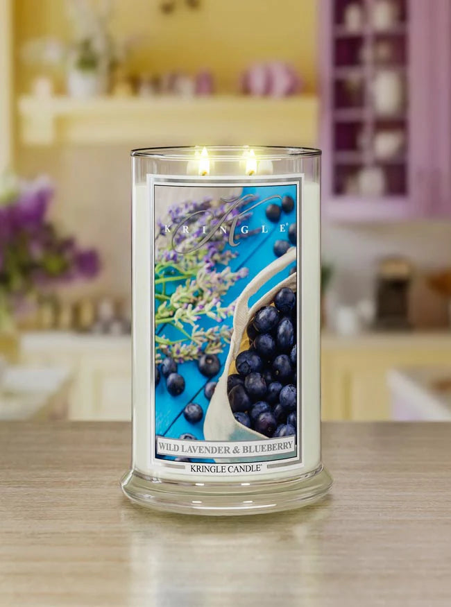 Wild Lavender & Blueberry Large Jar NEW! | Soy Candle - Kringle Candle Israel