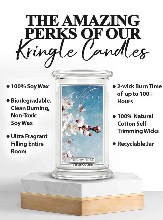 Cherry Tree  | Soy Candle - Kringle Candle Israel