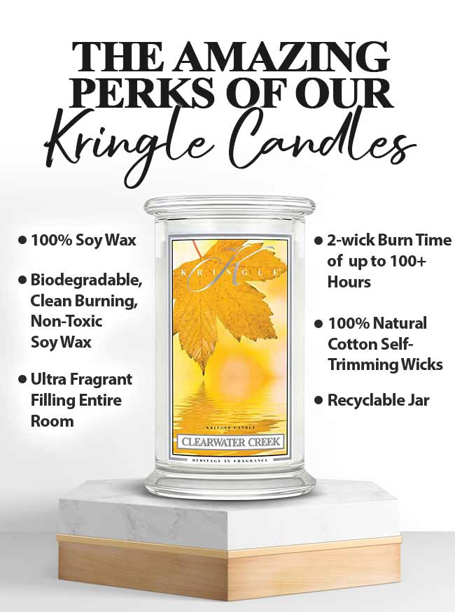Clearwater Creek I Soy Candle - Kringle Candle Israel