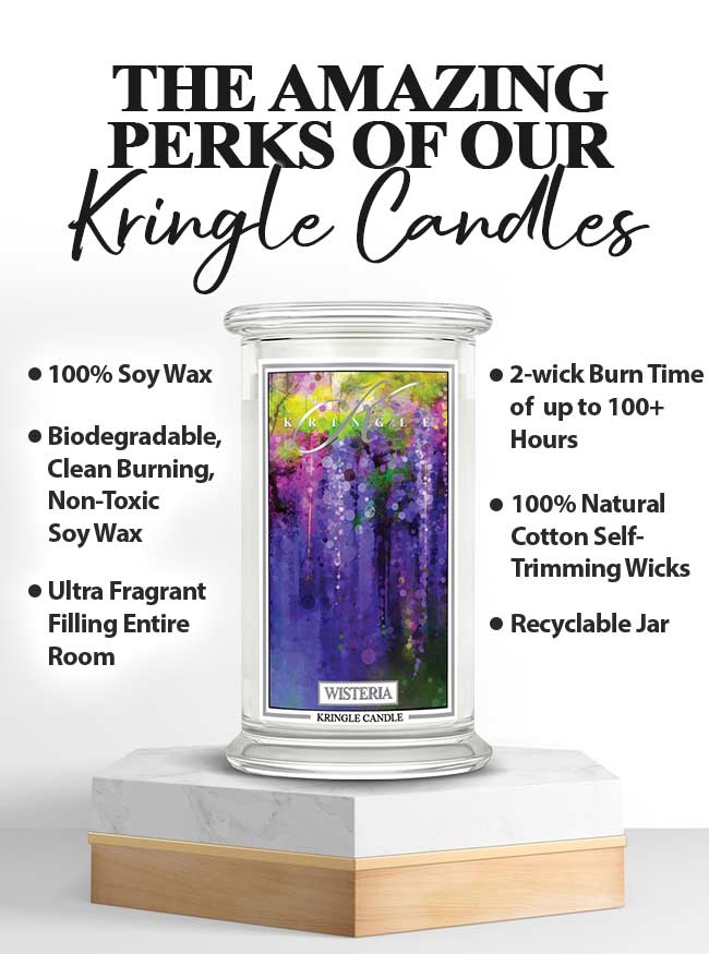 Wisteria | Soy Candle - Kringle Candle Israel