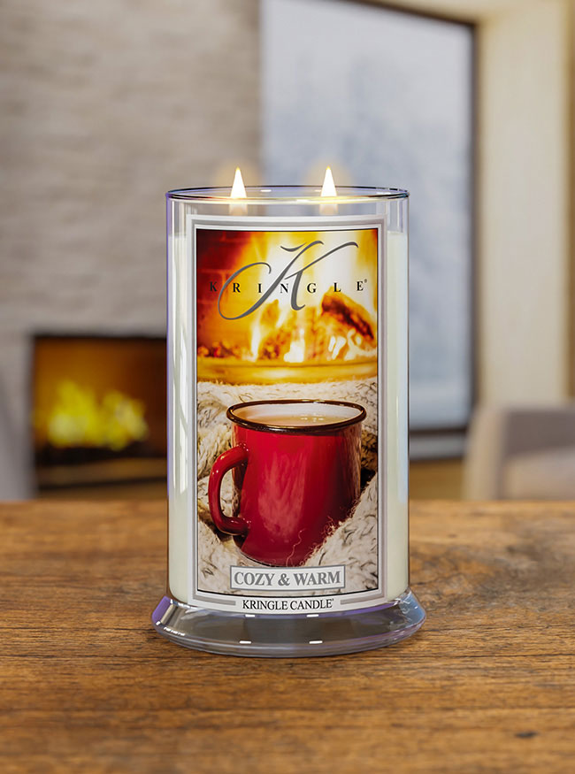 Cozy & Warm NEW! | Soy Candle - Kringle Candle Israel