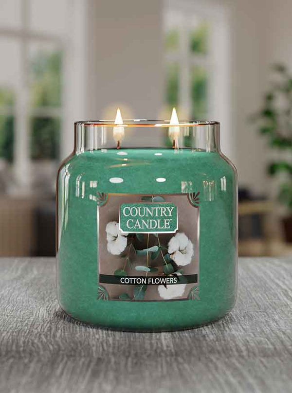 Cotton Flowers Medium  NEW! | Soy Candle - Kringle Candle Israel