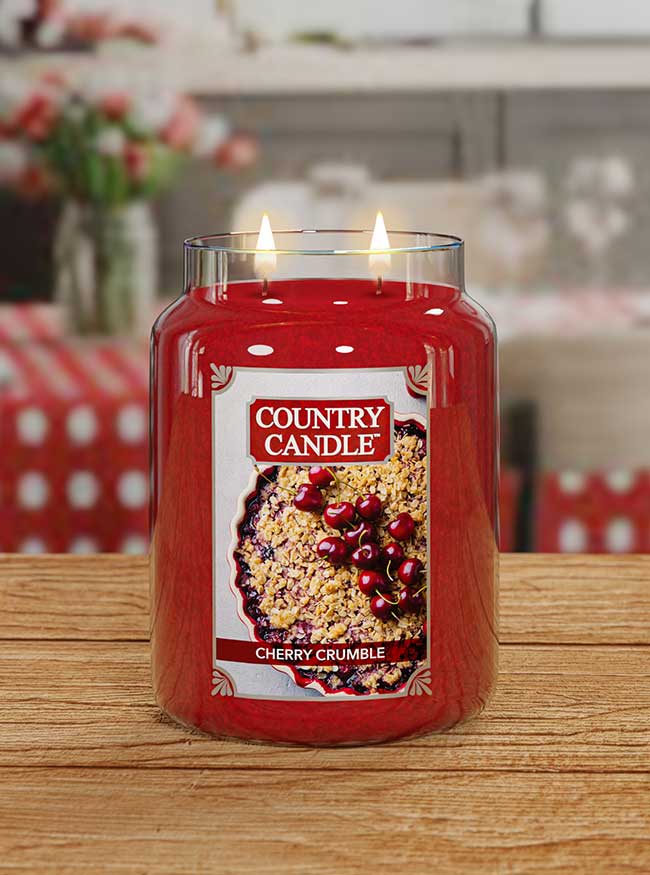 Cherry Crumble Large Jar | Soy Candle