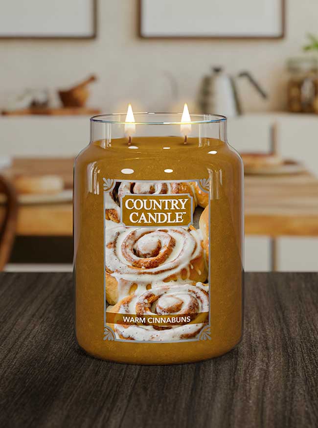 Warm Cinnabuns Large Jar | Soy Candle