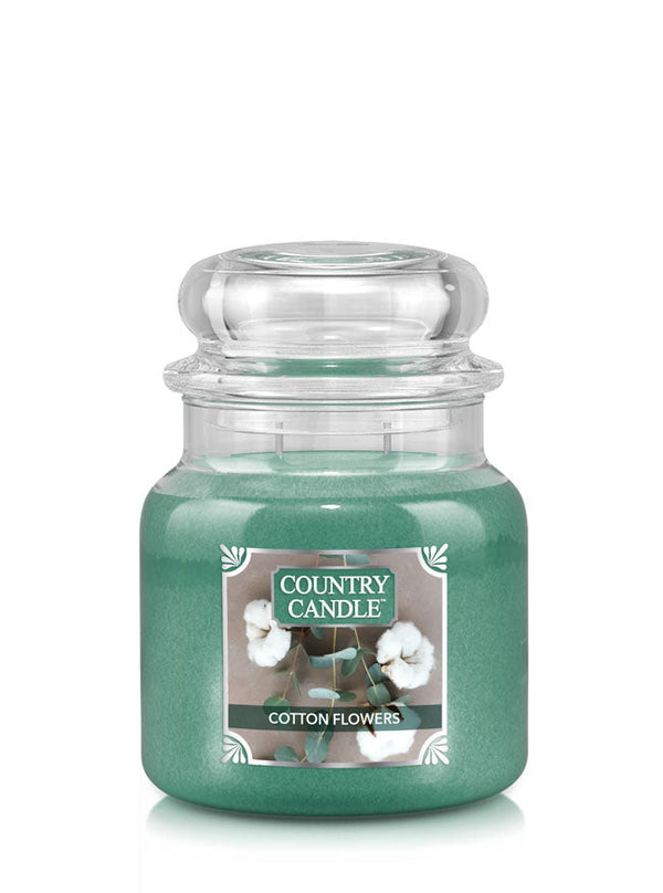 Cotton Flowers Medium  NEW! | Soy Candle - Kringle Candle Israel