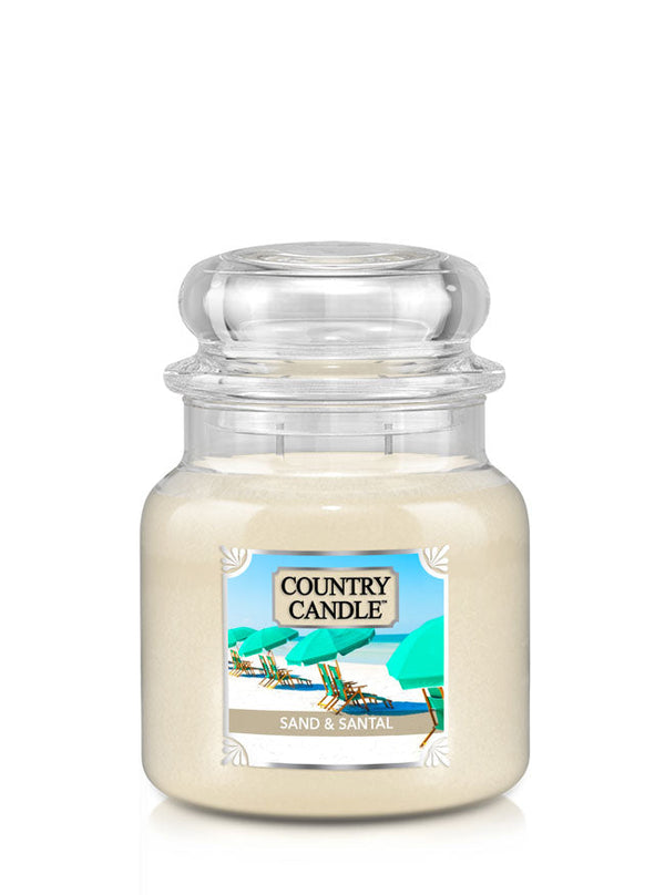 Sand & Santal Medium  NEW! | Soy Candle - Kringle Candle Israel