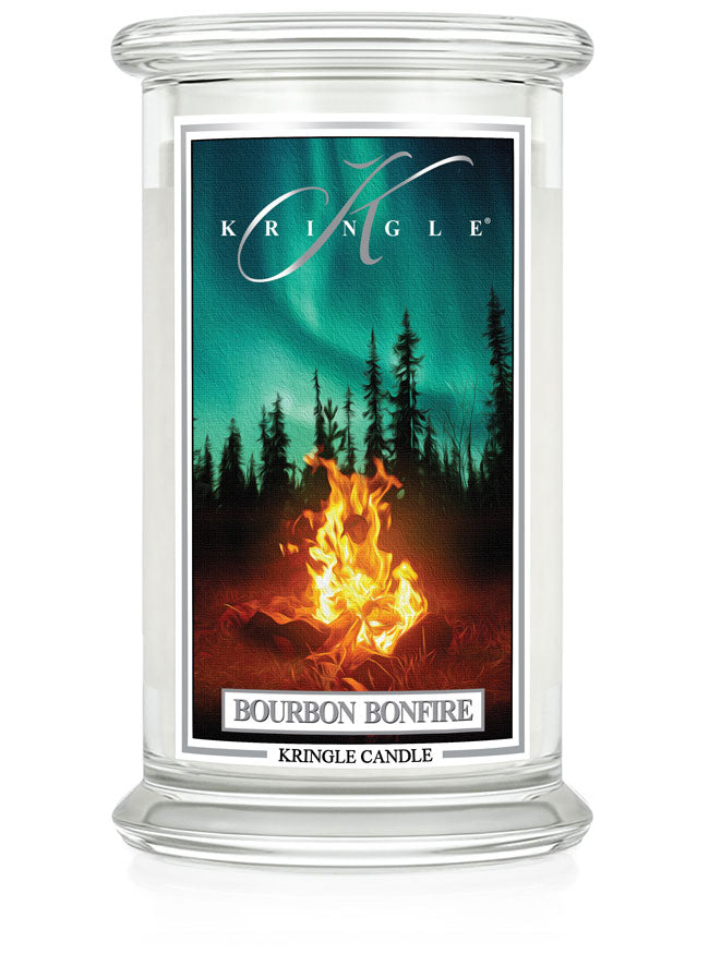 Bourbon Bonfire NEW! | Soy Candle - Kringle Candle Israel