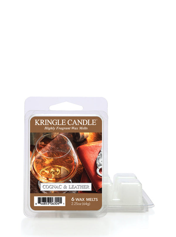 Cognac & Leather | Wax Melt - Kringle Candle Israel