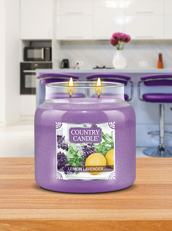Lemon Lavender Medium | Soy Candle - Kringle Candle Israel