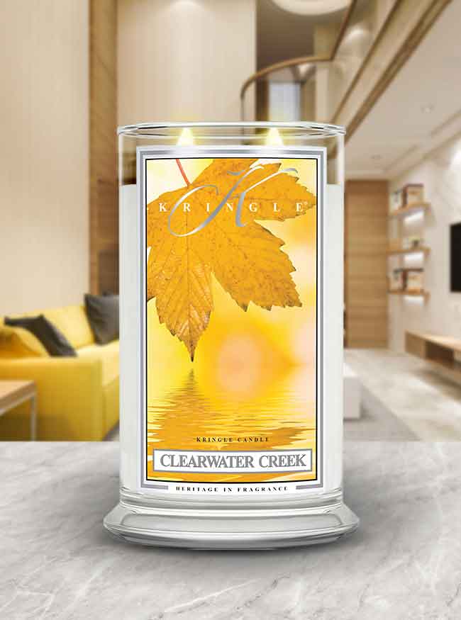 Clearwater Creek I Soy Candle - Kringle Candle Israel