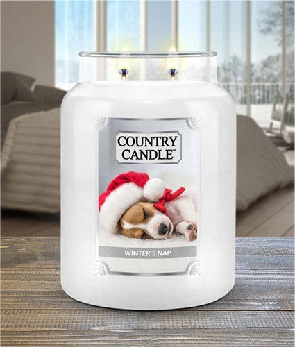 Winter's Nap Large Jar | Soy Candle - Kringle Candle Israel