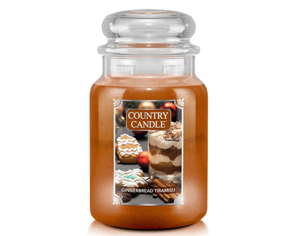 Gingerbread Tiramisu Large Jar | Soy Candle - Kringle Candle Israel
