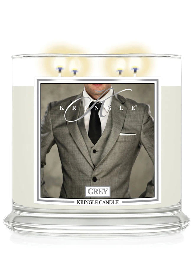 Grey XL Jar 4-Wick NEW! | Soy Candle