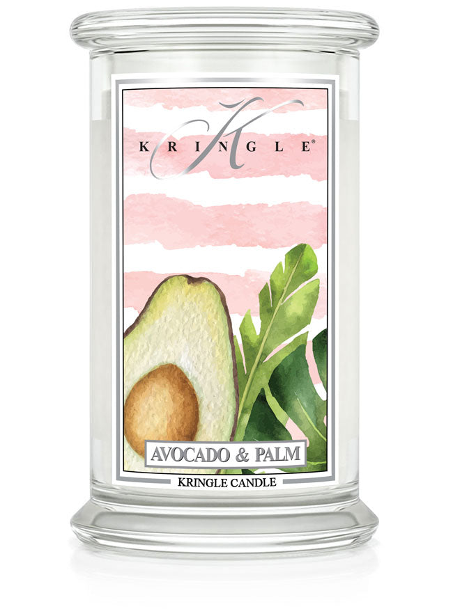 Avocado & Palm | Soy Candle - Kringle Candle Israel