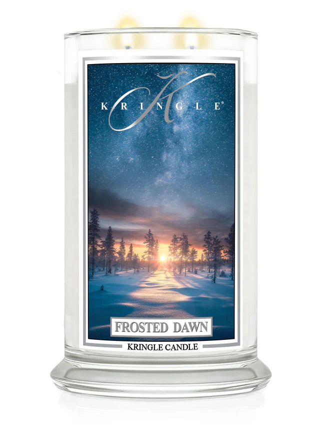 Frosted Dawn Large Jar NEW! | Soy Candle - Kringle Candle Israel
