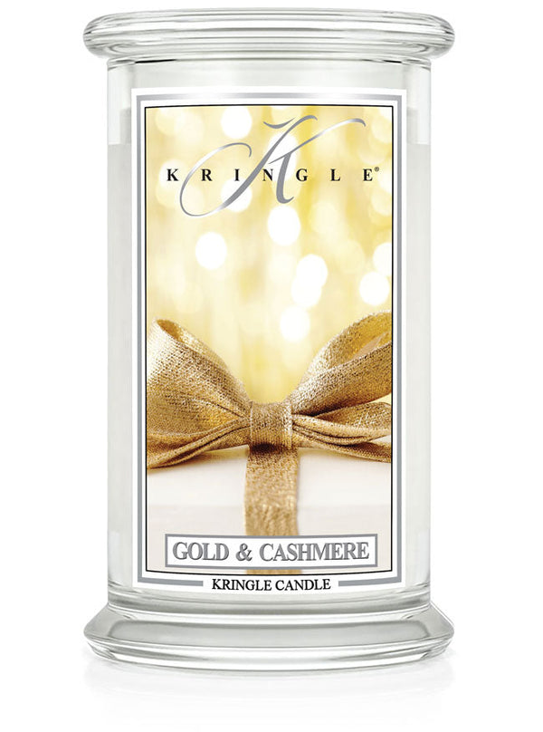 Gold & Cashmere | Soy Candle - Kringle Candle Israel