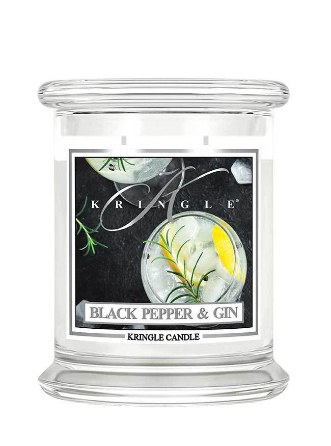 Black Pepper & Gin Medium Classic Jar - Kringle Candle Israel