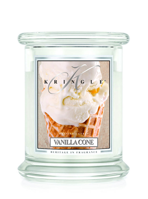 Vanilla Cone Medium Classic Jar - Kringle Candle Israel