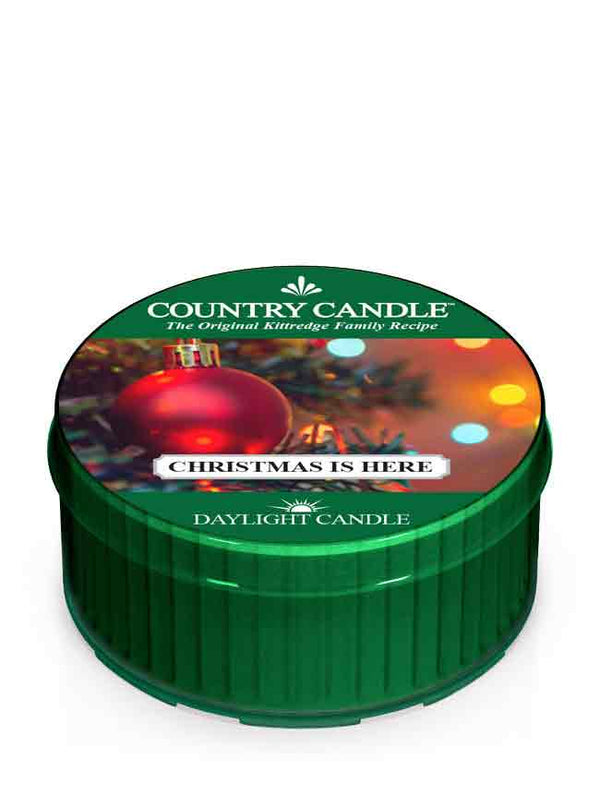 Christmas Is Here NEW! DayLight - Kringle Candle Israel