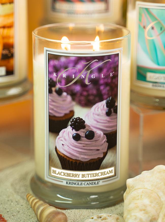 Blackberry Buttercream Large Classic Jar | Soy Candle - Kringle Candle Israel