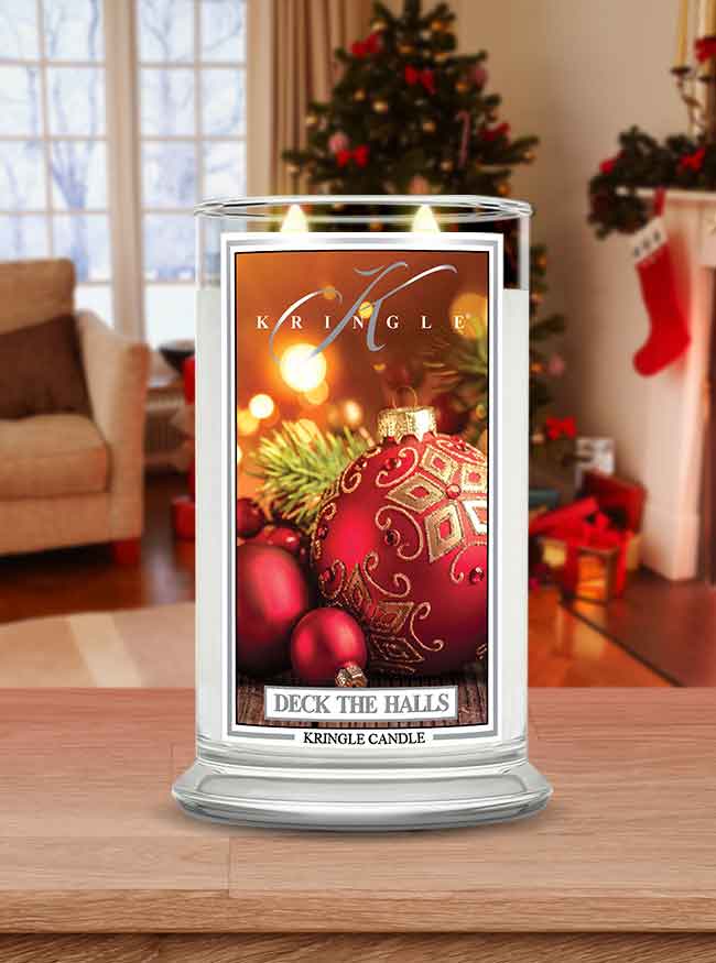 Deck the Halls NEW! | Soy Candle - Kringle Candle Israel