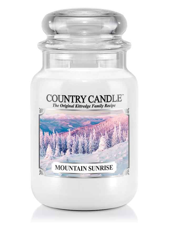 Mountain Sunrise Large Jar Candle - Kringle Candle Israel
