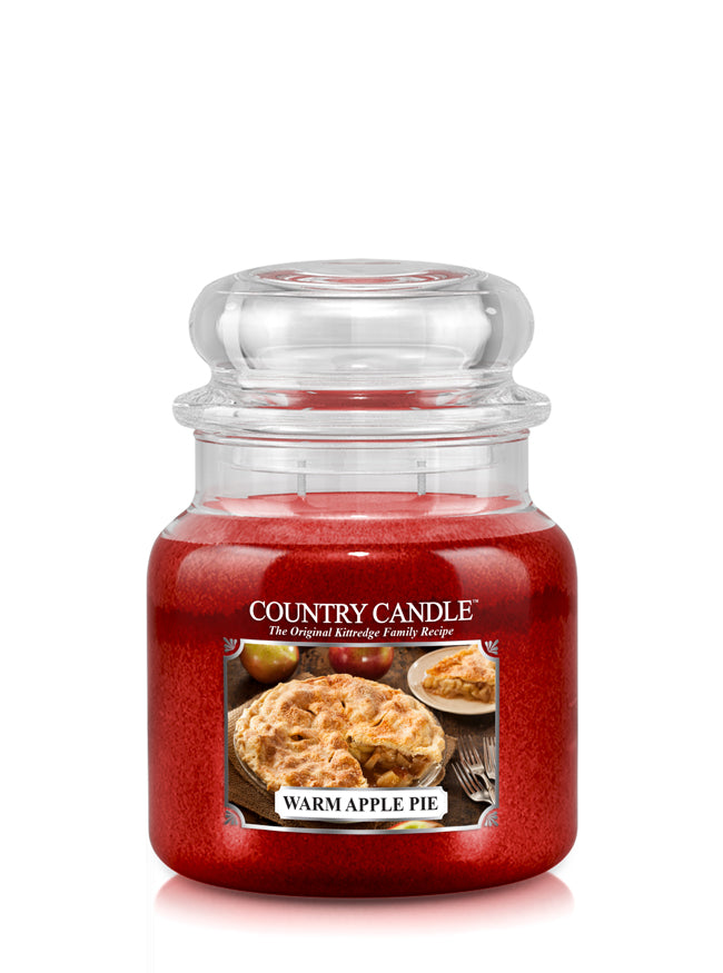 Warm Apple Pie Medium Jar Candle - Kringle Candle Israel