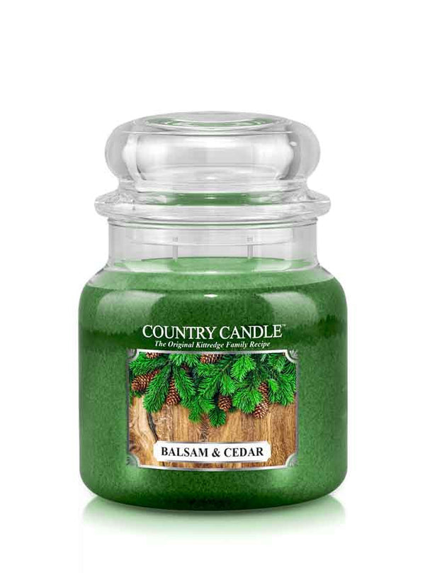 Balsam & Cedar Medium Jar Candle