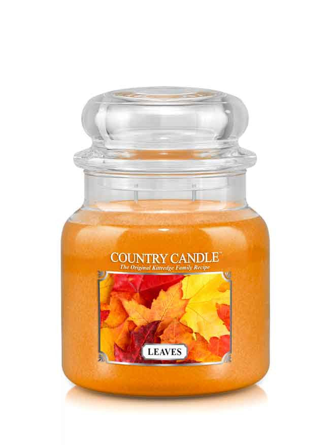 Leaves Medium Jar Candle - Kringle Candle Israel