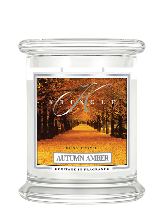 Autumn Amber Medium Classic Jar - Kringle Candle Israel