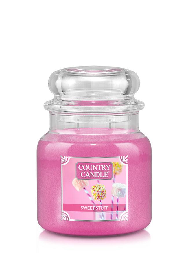 Sweet Stuff Medium Jar Candle - Kringle Candle Israel