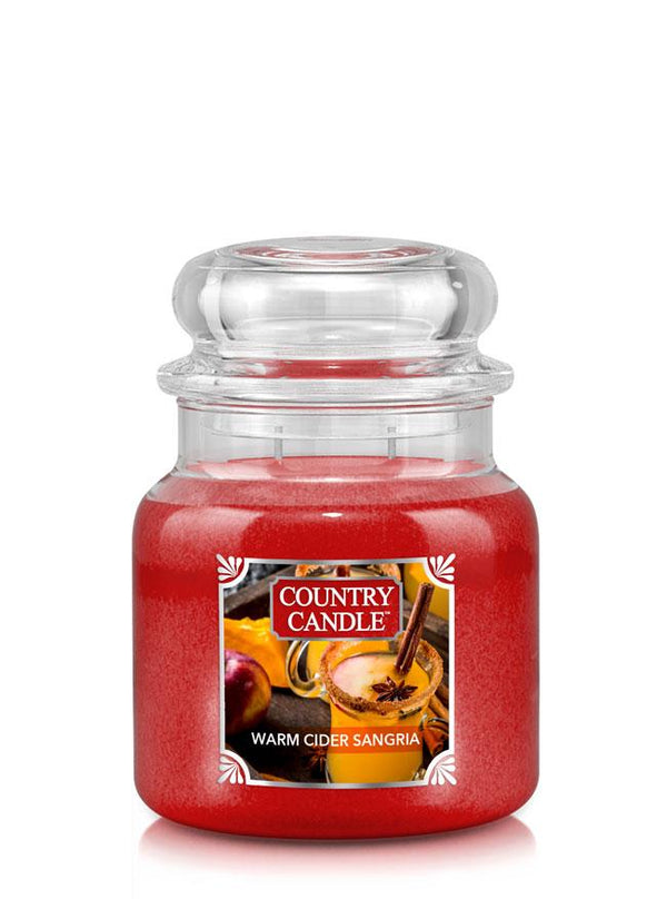 Warm Cider Sangria Medium Jar Candle - Kringle Candle Israel