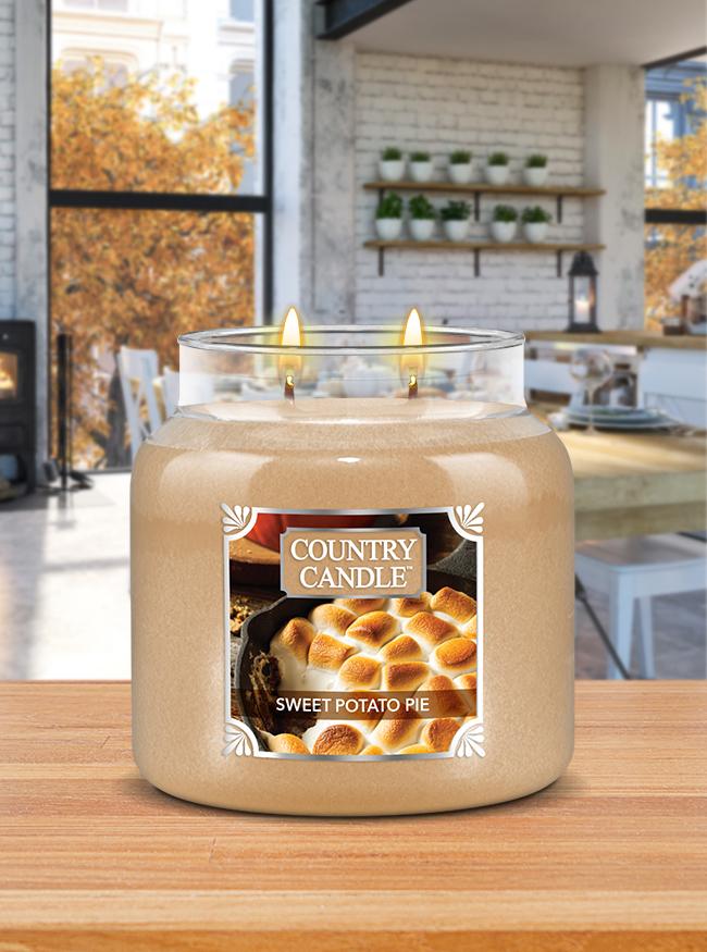 Sweet Potato Pie Medium Jar Candle - Kringle Candle Israel