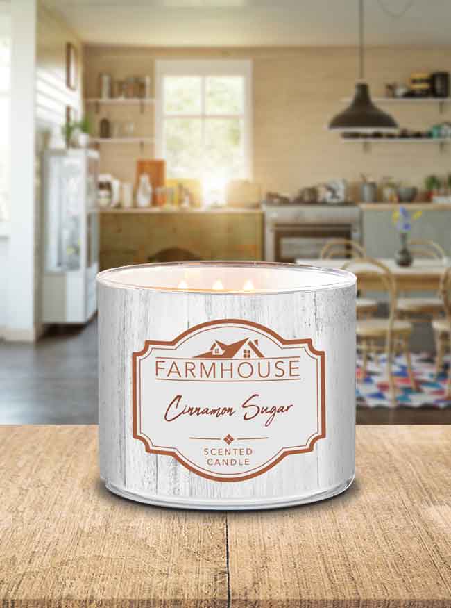 Farmhouse Cinnamon Sugar - Kringle Candle Israel