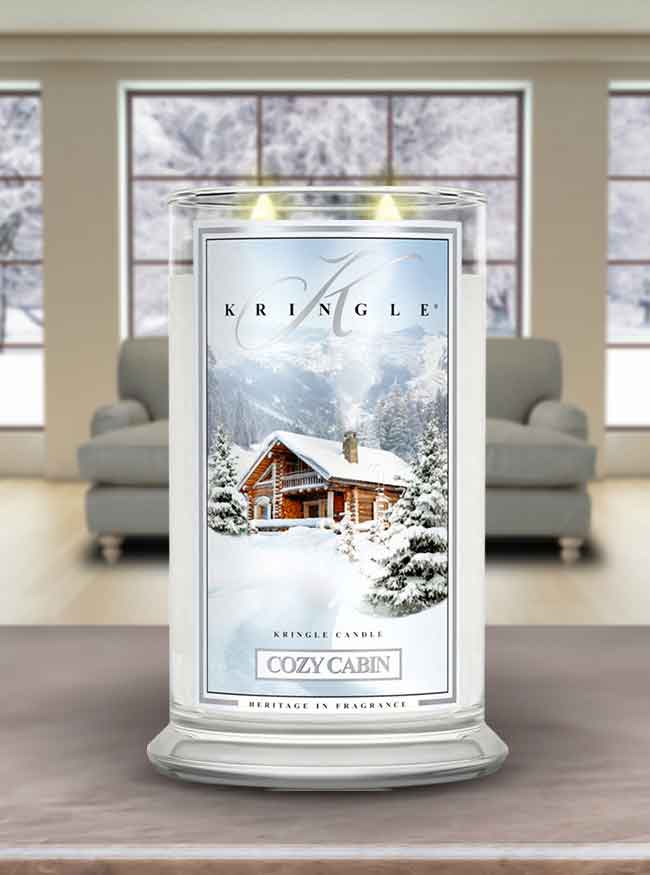 Cozy Cabin | Soy Candle - Kringle Candle Israel