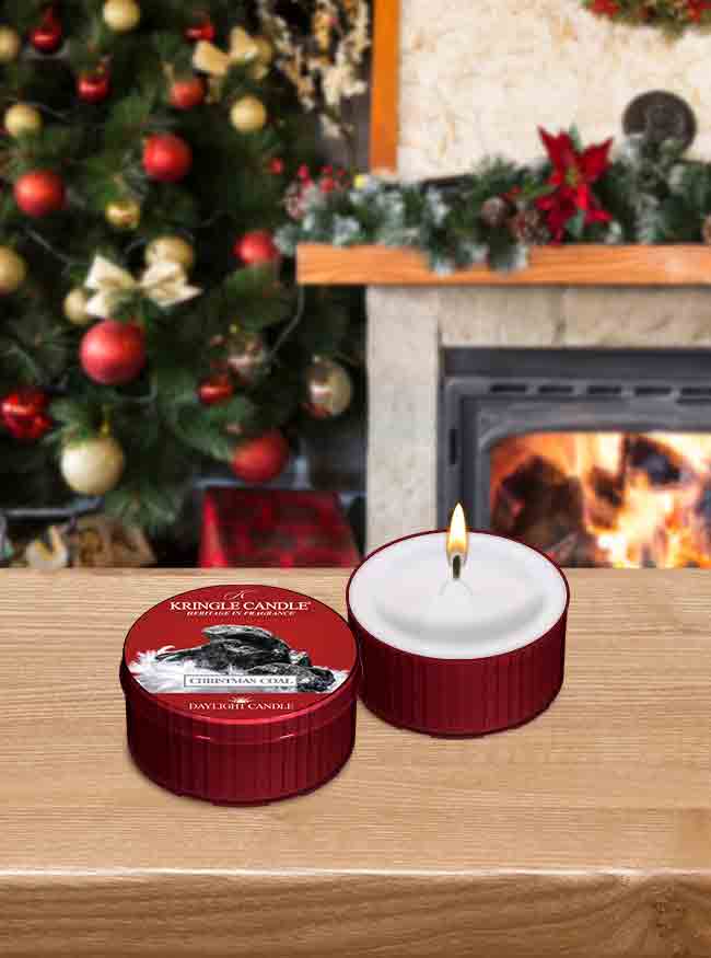 Christmas Coal NEW! DayLight - Kringle Candle Israel