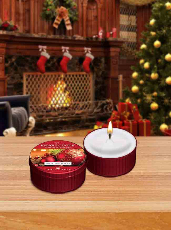 Deck The Halls NEW! DayLight - Kringle Candle Israel