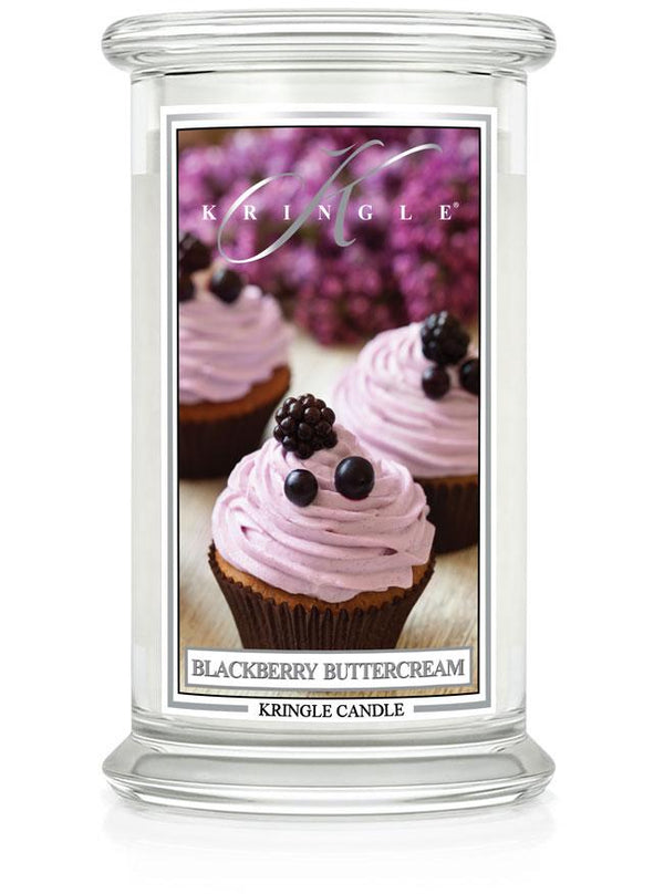 Blackberry Buttercream Large Classic Jar | Soy Candle - Kringle Candle Israel
