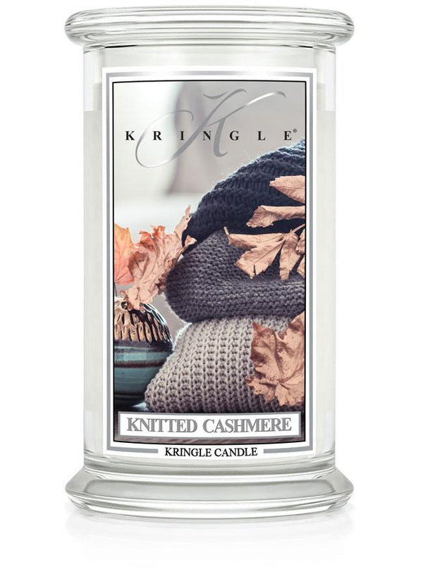 Knitted Cashmere Large Classic Jar | Soy Candle
